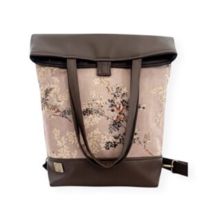 Barna virágos 3in1 táska